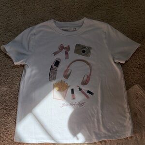 abercrombie kids White Tee with Pink Graphic Accessories